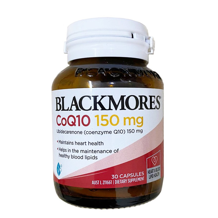 Viên uống bổ sung CoQ10 cho tim mạch Blackmores CoQ10 150mg 30 viên Úc