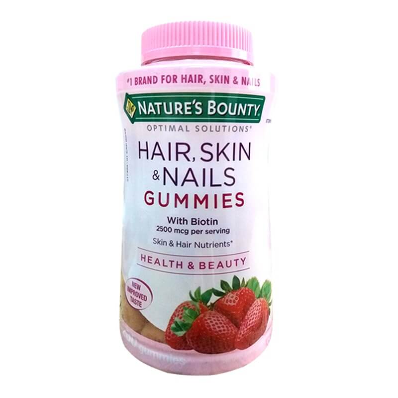 Nature's Bounty Hair Skin & Nails Gummies With Biotin