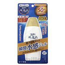 Chống nắng skin Aqua UV Super Moisture gel sunscreen Rohto Nhật Bản 110g