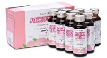 Collagen De Happy 10000mg chống lão hoá Nhật Bản (10 chai x 50ml)