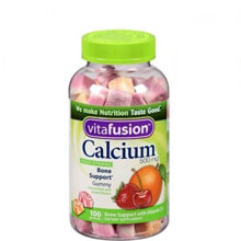 Kẹo dẻo Vitafusion Calcium 500mg Vitamins Gummy của Mỹ dành cho người lớn 100 viên