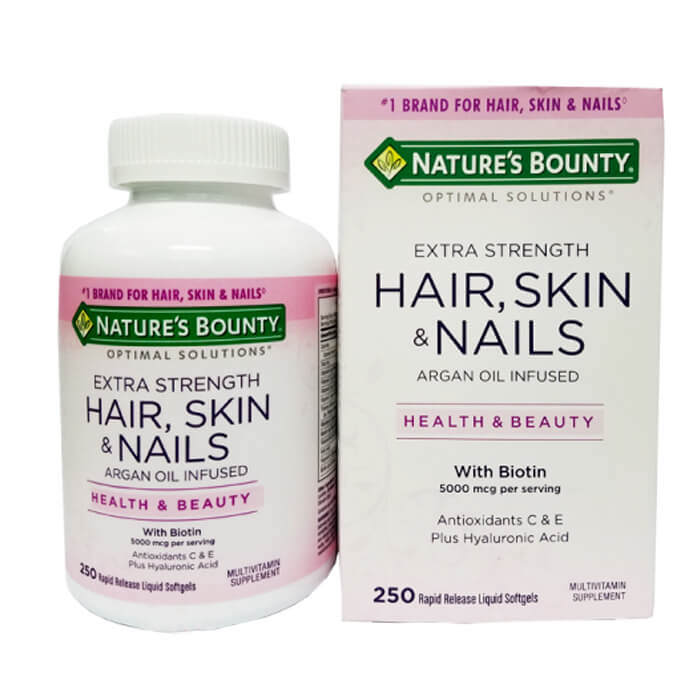 Thuốc Uống Mọc Tóc Nature's Bounty Hair Skin & Nails