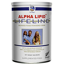 Sữa non Alpha Lipid Lifeline 450g New Zealand - chăm sóc sức khỏe toàn diện