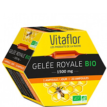 Sữa ong chúa Vitaflor Gelee Royale Bio 1500mg 20 ống của Pháp