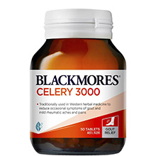 Viên uống Blackmores Celery 3000 phòng và điều trị Gút của Úc 50 viên