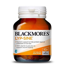 Blackmores Lyp - Sine 30 viên của Úc - cách trị nhiệt miệng, chống nhiễm trùng hiệu quả