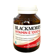 Viên uống Blackmores Vitamin E 1000IU 30 viên của Úc - Bổ sung vitamin E tự nhiên
