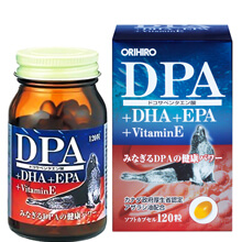 Viên uống bổ não DPA+DHA+EPA+Vitamin E Orihiro 120 viên