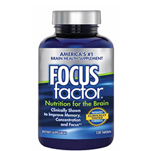 Viên uống Focus Factor của Mỹ giúp tăng cường trí nhớ - giảm stress 150 viên