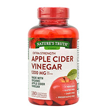 Viên Uống Giấm Táo Hữu Cơ Nature’s Truth Apple Cider Vinegar 1200mg của Mỹ 180 viên