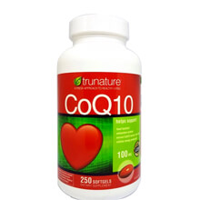 Viên uống hỗ trợ tim mạch Trunature CoQ10 của Mỹ 250 viên