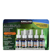 Xịt Mũi Hỗ Trợ Điều Trị Viêm Xoang Dị Ứng Kirkland Aller-Flo của Mỹ bộ 5 chai x 15.8ml