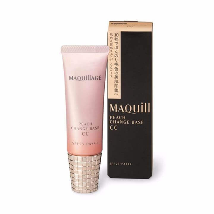 review-ve-kem-lot-maquillage-peach-change-base-cc-spf-25-pa-30g-nhat-ban